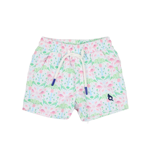 Del Mar Swim Trunk-Blue Quail