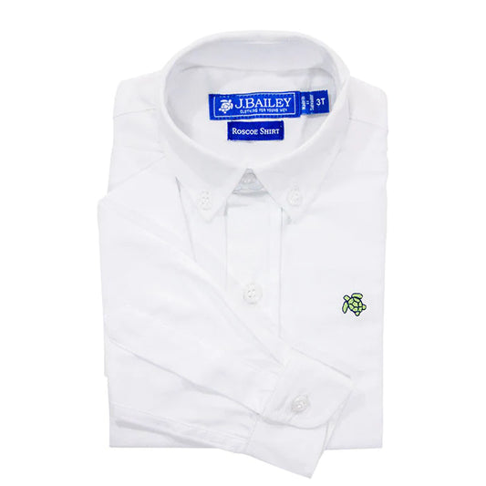 White Oxford Button Up Shirt