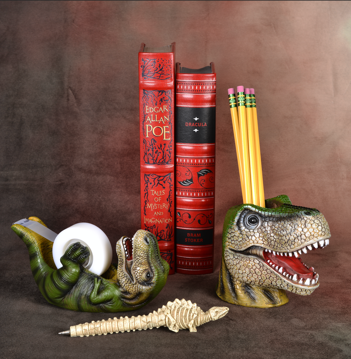 Green T-Rex Pen Cup