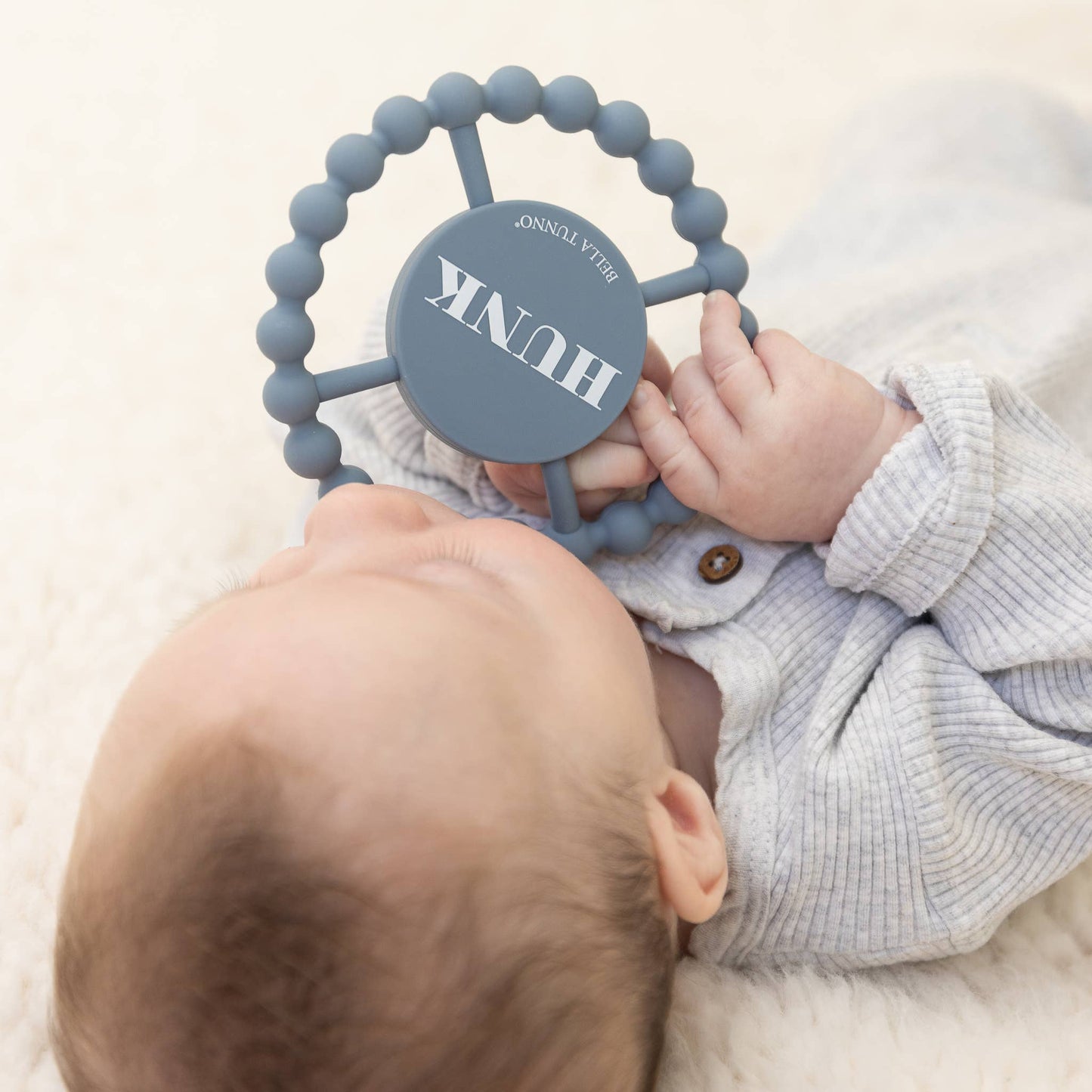 Happy Teether - Hunk Blue