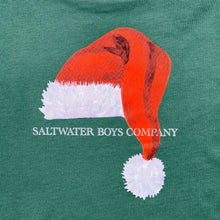 Load image into Gallery viewer, Saltwater Boys Company - Boys Santa Hat graphic tee LS 
