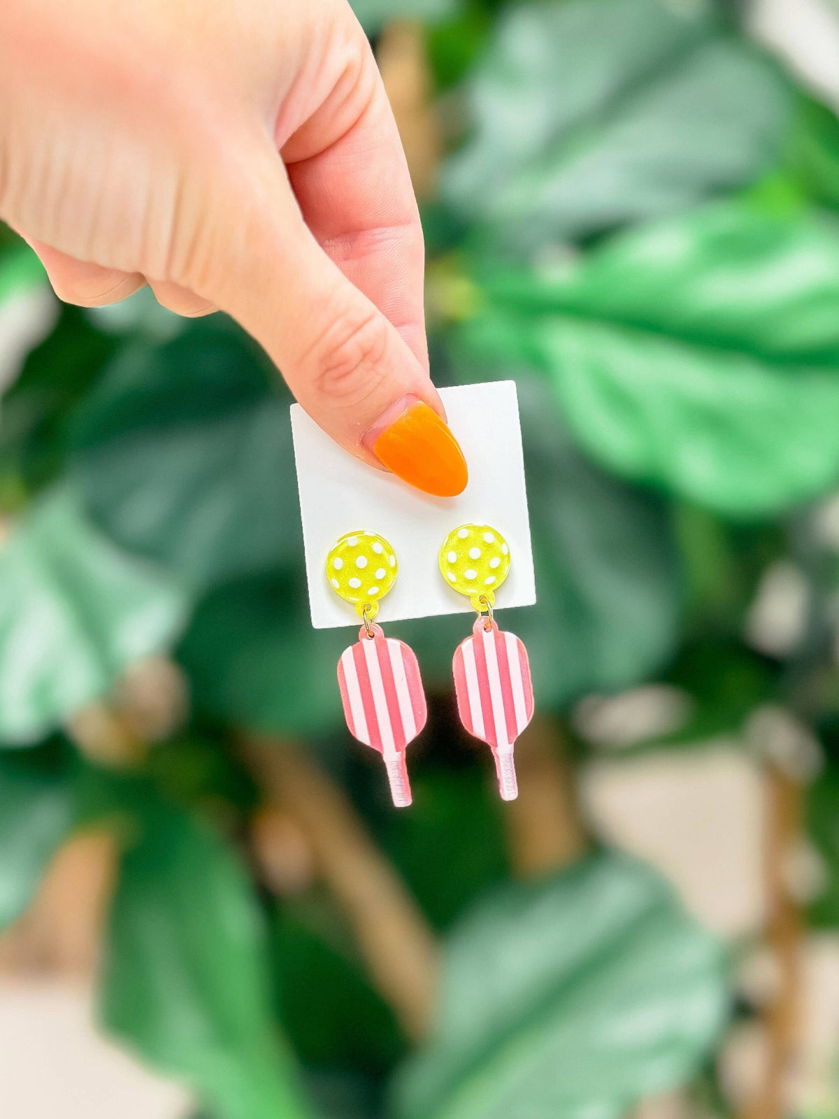 Pickleball Dangle Earrings