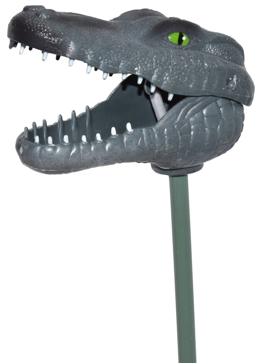 Wild Republic Pincher Alligator 18-inch plush toy with trigger-controlled gripper mechanism