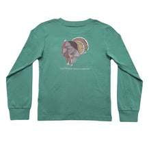 Load image into Gallery viewer, Saltwater Boys Company - Boys Turkey graphic tee LS- Green
