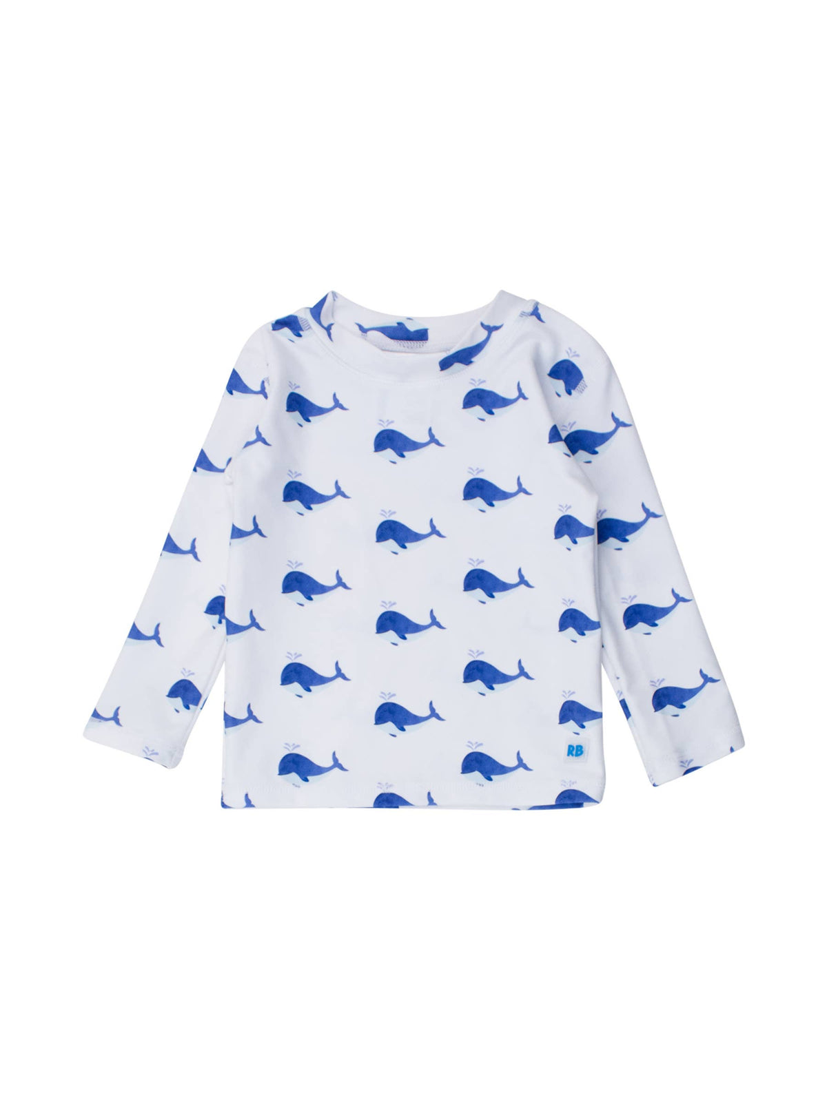 RuggedButts - Boys Whale Friends Long Sleeve Rash Guard