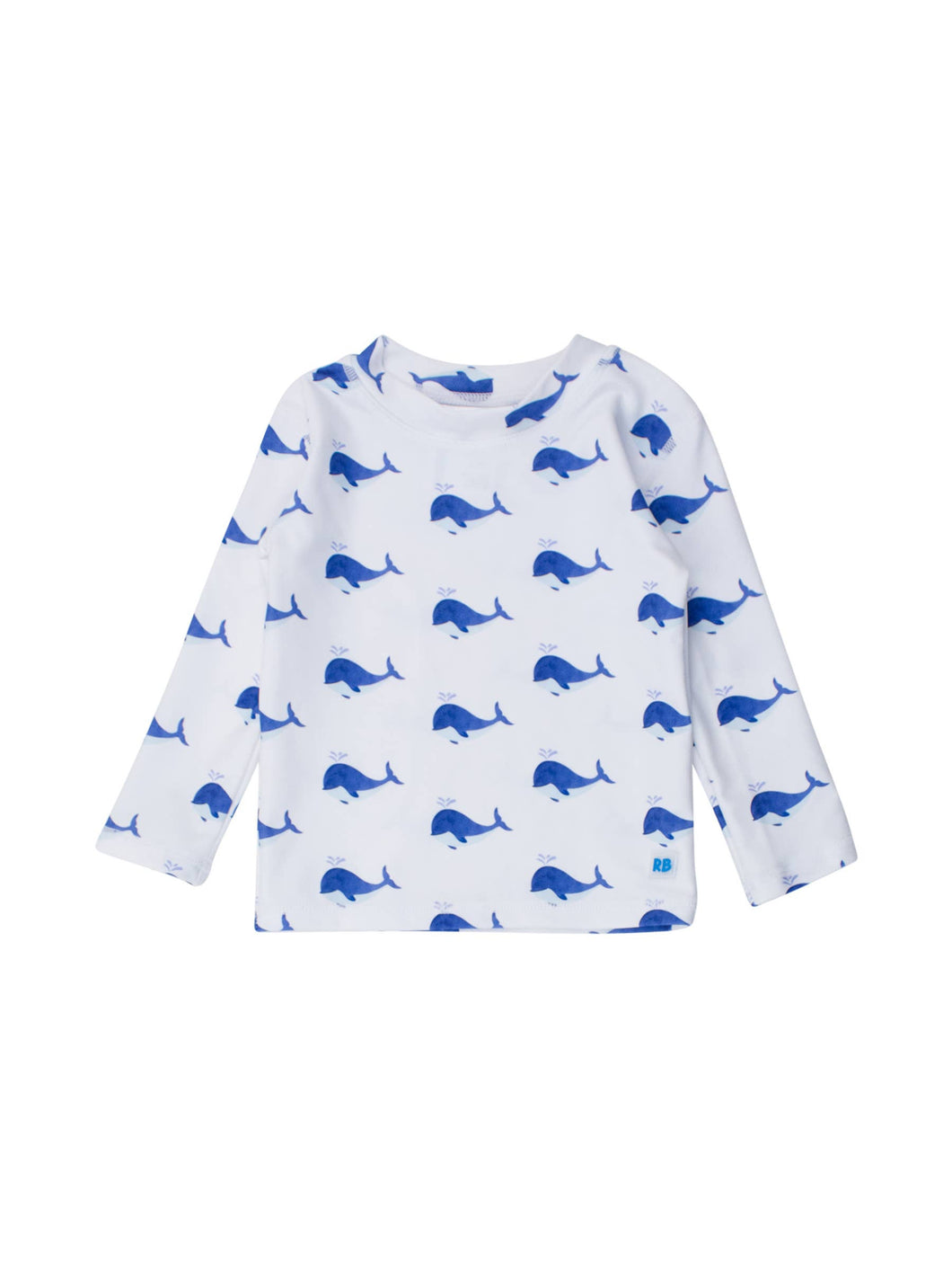RuggedButts - Boys Whale Friends Long Sleeve Rash Guard