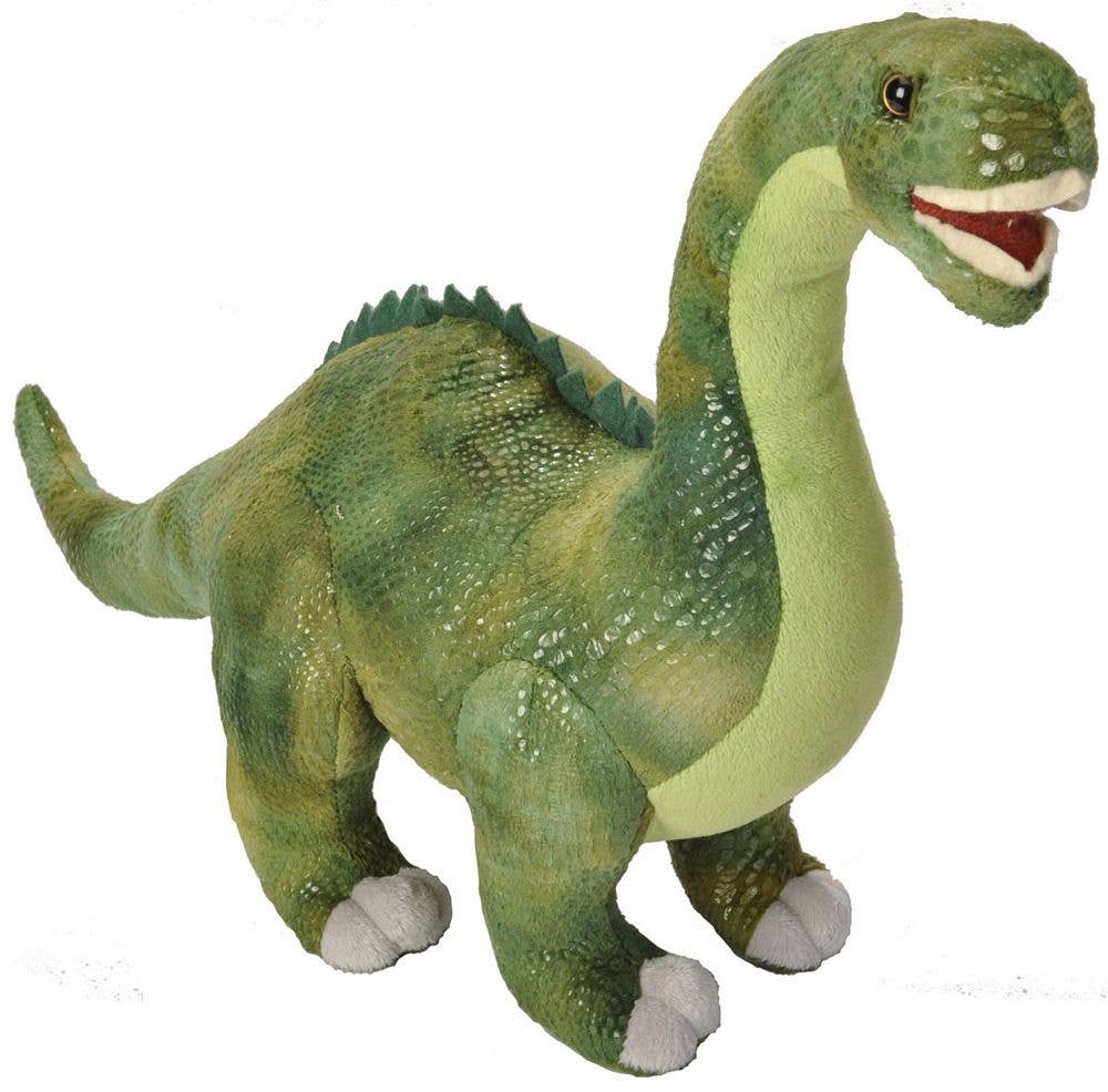 Dinosauria II Diplodocus 17-inch stuffed animal by Wild Republic with realistic dinosaur proportions