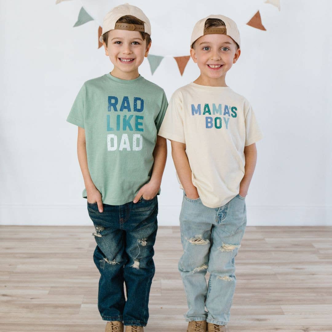 Rad Like Dad Short Sleeve T-Shirts-Sage