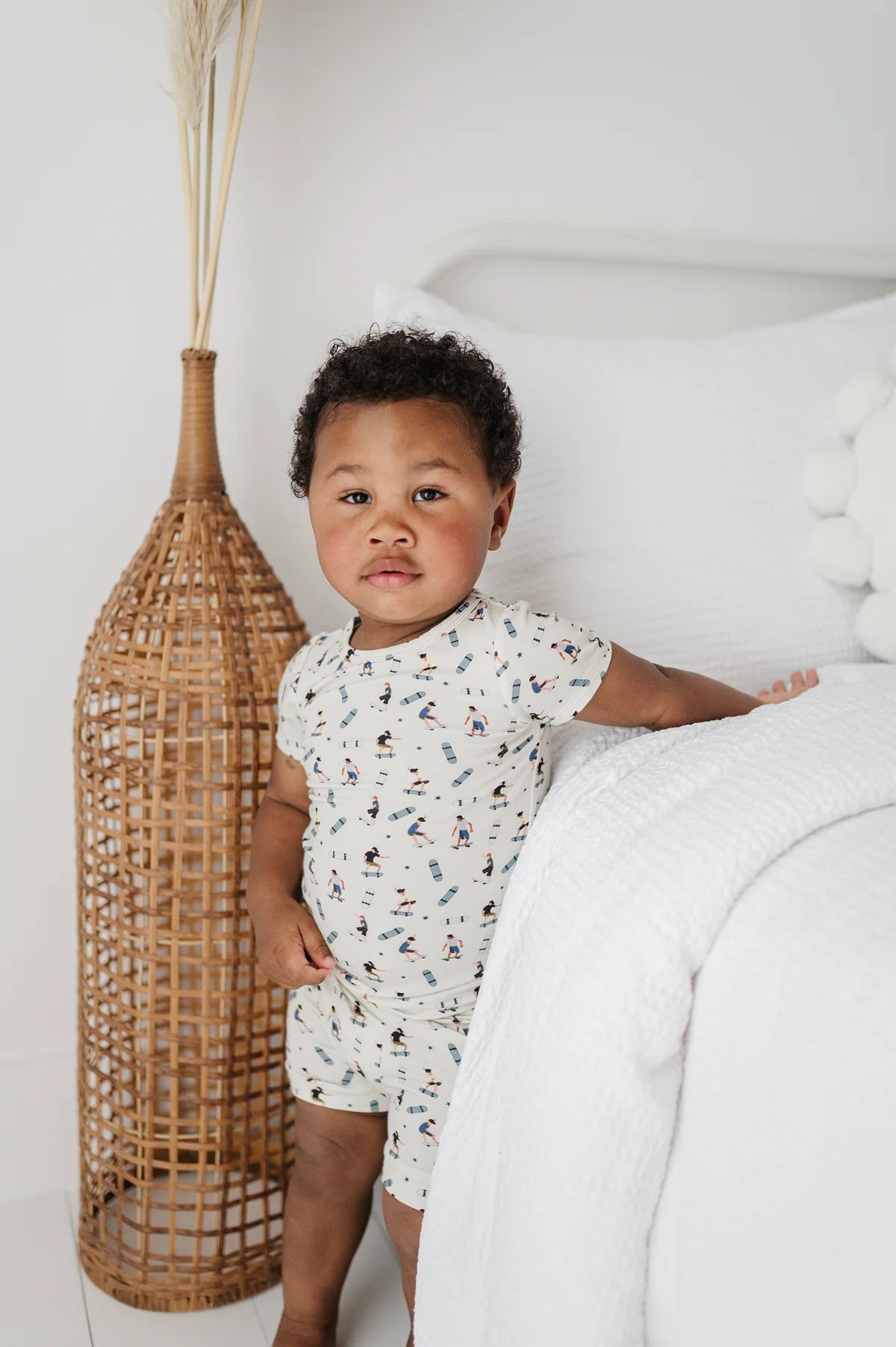 Wiener Dog Summer Lounge Set in soft bamboo jersey by Baby Sprouts