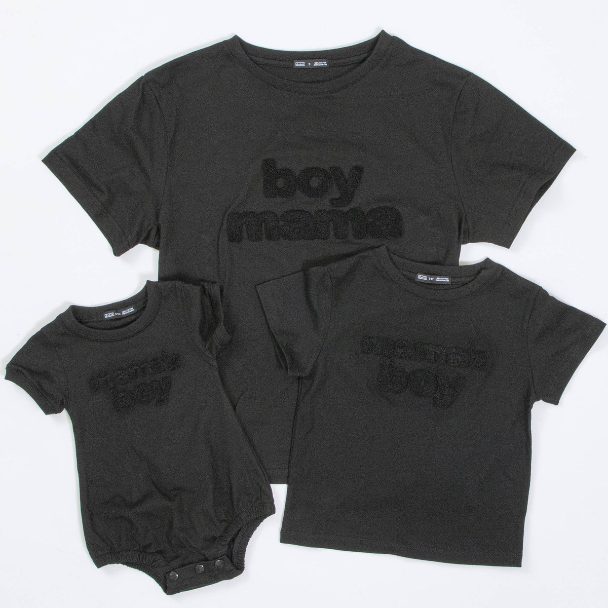 Chenille Cotton T-Shirt - Boy Mama