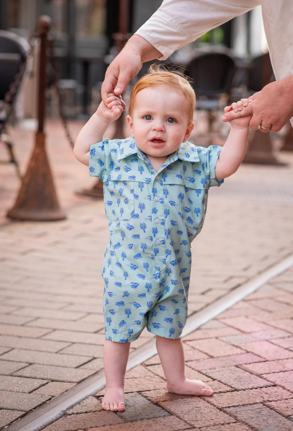 Mudbugs Polo Short Sleeve Romper
