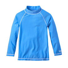 Load image into Gallery viewer, UV Skinz - Kid&#39;s Long Sleeve Sun &amp; Swim Shirt: Ocean Blue
