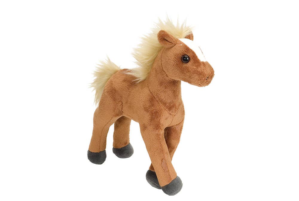 CK-Mini Brown Foal 8-inch standing stuffed animal in warm brown by Wild Republic