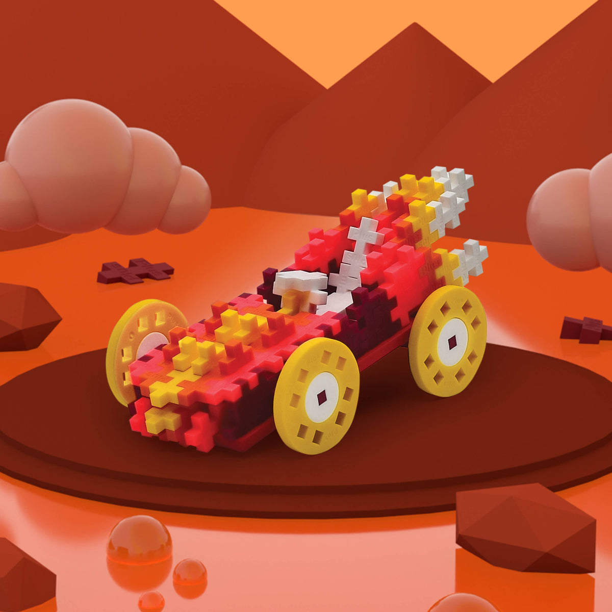 Tube 200 pc - Color Cars - Fire