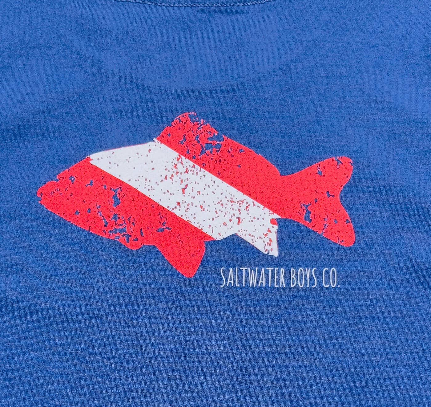 Boys Dive Flag Graphic Tee SS- Navy