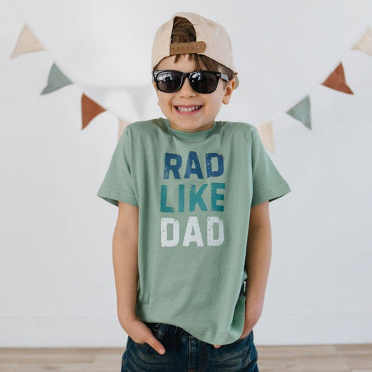 Sweet Wink Rad Like Dad short sleeve t-shirt in sage