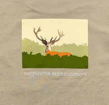 Load image into Gallery viewer, Saltwater Boys Company - Boys Deer Graphic Tee SS- Taupe

