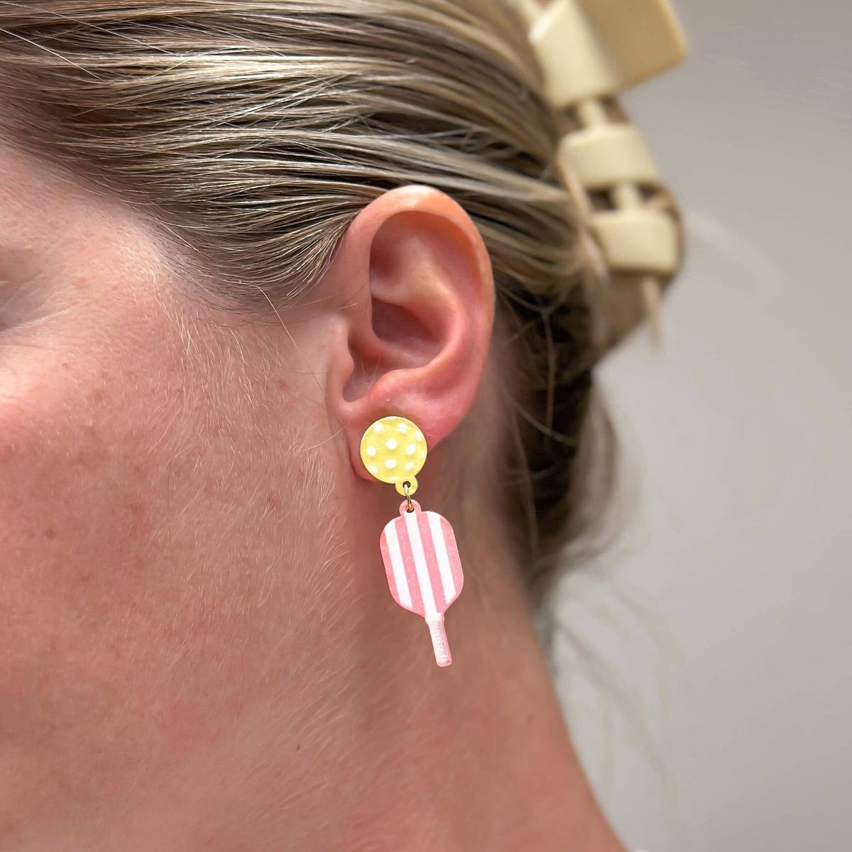 Pickleball Dangle Earrings