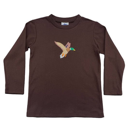 Boys 2 Piece Applique Pant Set- Mallards