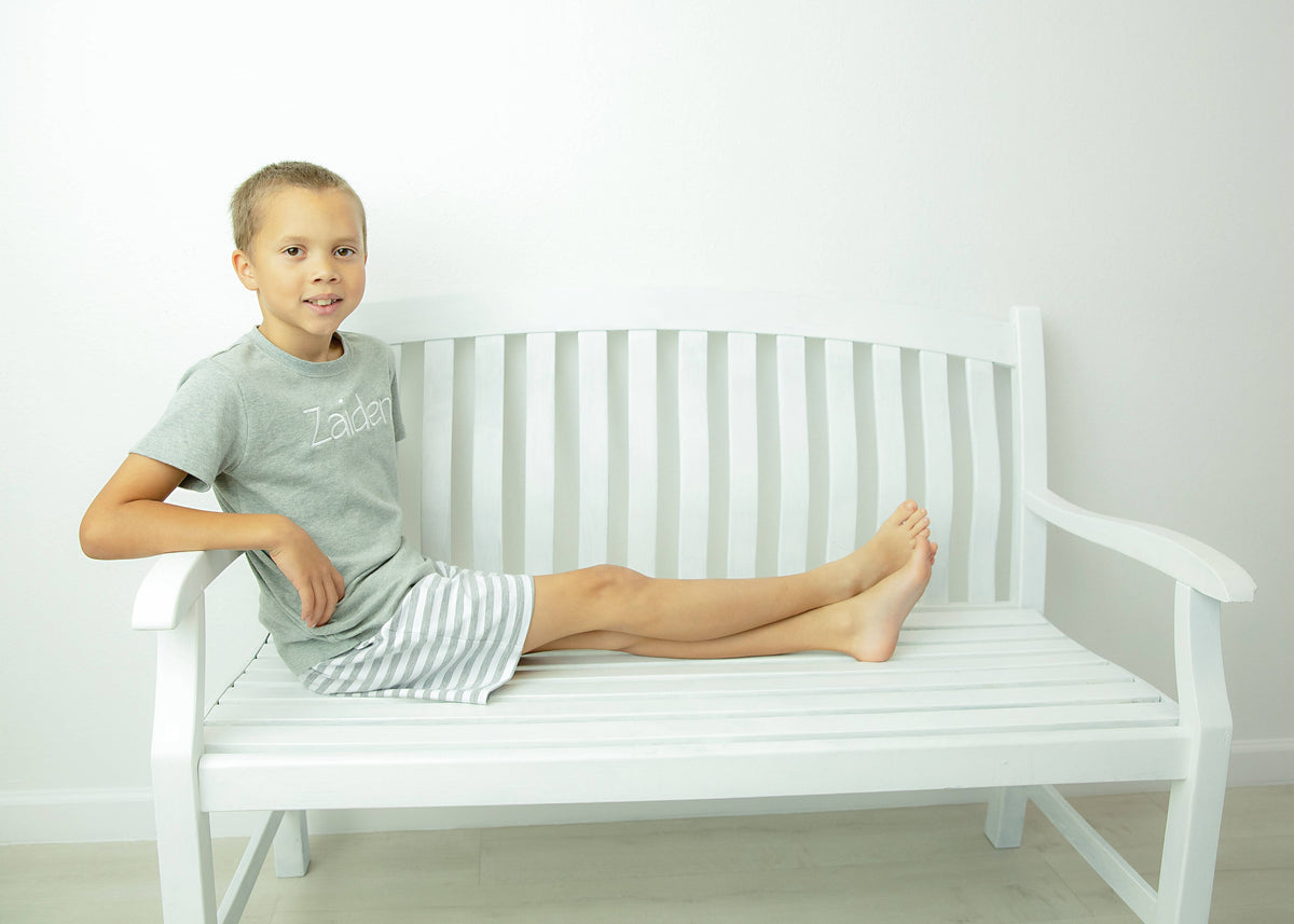 Boys Short Sleeve Tee - Grey