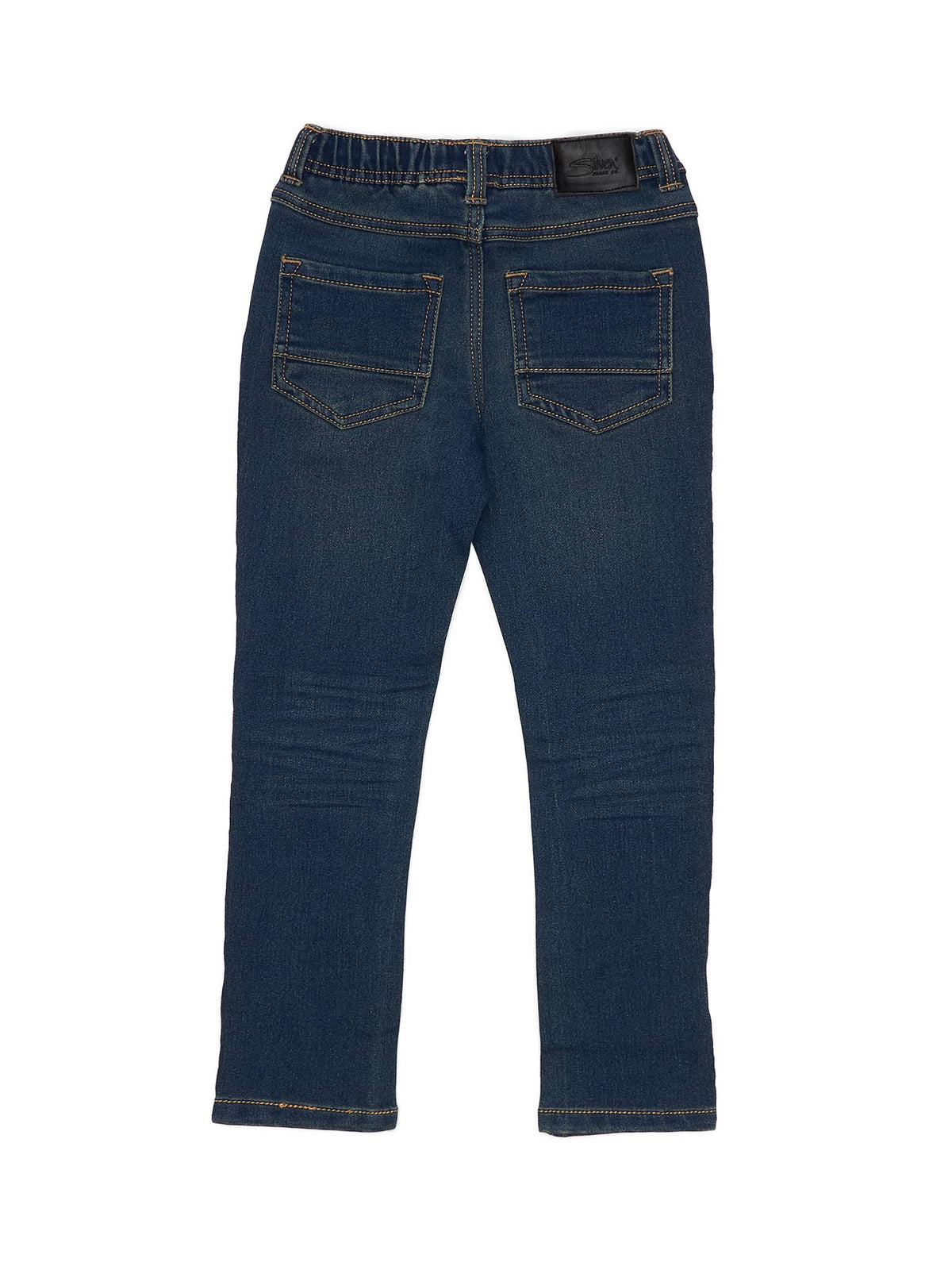 *Cairo Boys City Skinny Fit Knit Denim: INDIGO