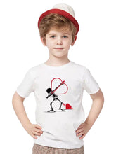 Load image into Gallery viewer, Tiny Trendsetter Inc. - Just a Dab of LOVE White T-Shirt: 2 Years
