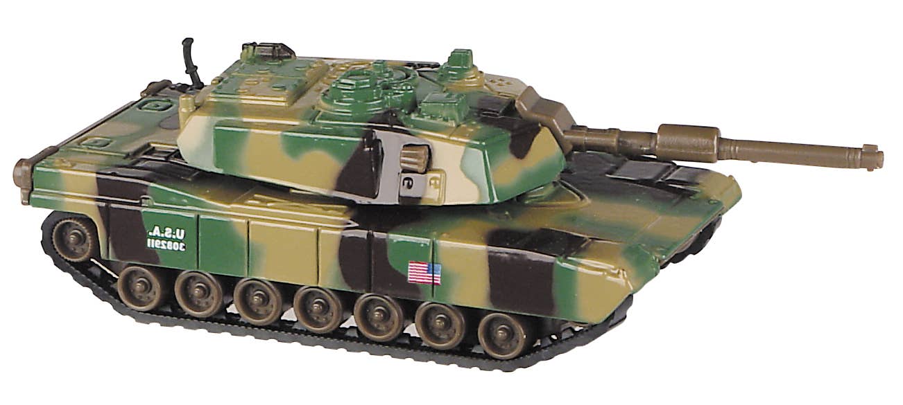 Pull Back Army Tanks, Assorted, 4-1/2"
