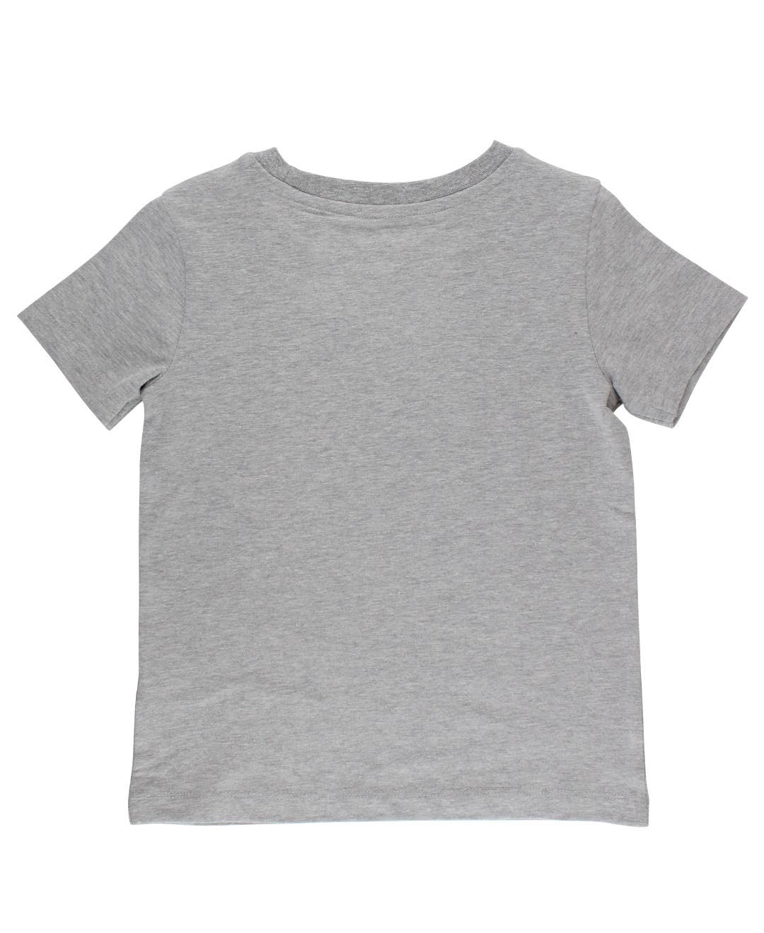 RuggedButts - Boys Heather Gray Short Sleeve Graphic Tee