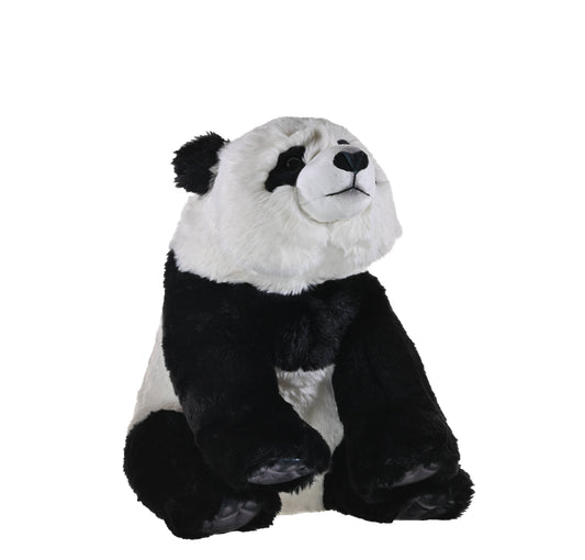 Artist Panda stuffed animal, 15 inches, by Wild Republic with detailed sublimation printing