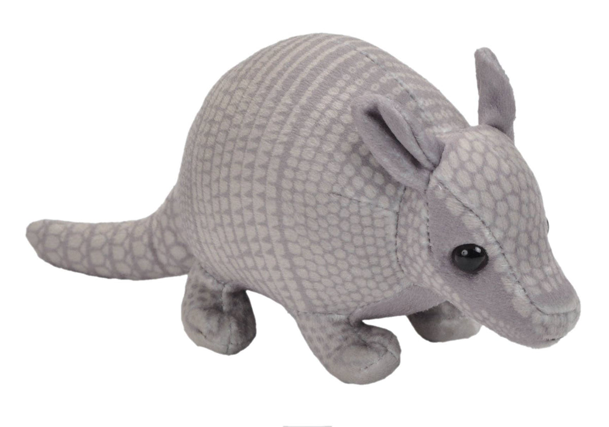 Pocketkins Eco Armadillo 5-inch plush toy by Wild Republic in soft eco-friendly materials