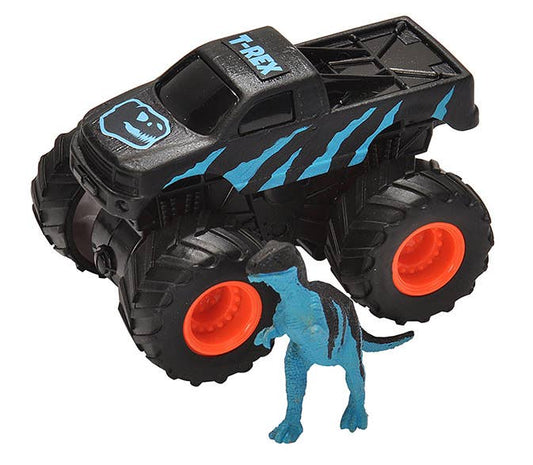 Wild Republic Adventure-Mini Truck T-Rex 4-inch dinosaur figure