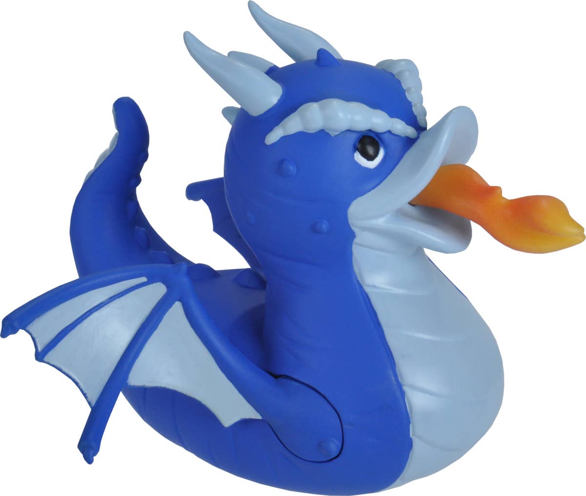 Wild Republic blue rubber duck dragon, 4 inches, safe high-quality bath toy