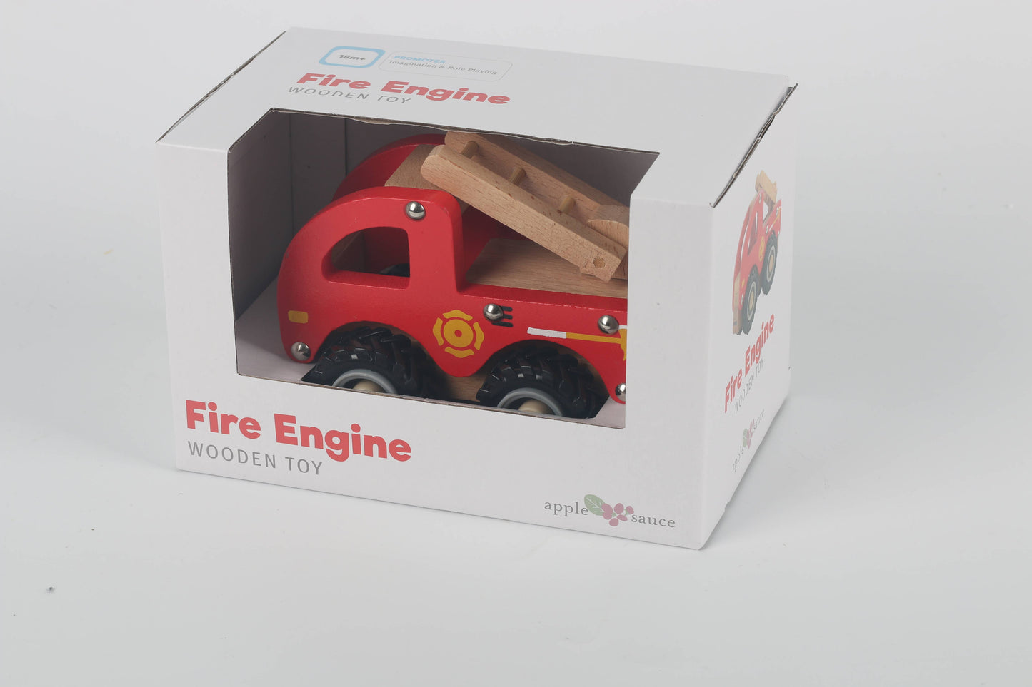 Fire Truck Wooden Toy