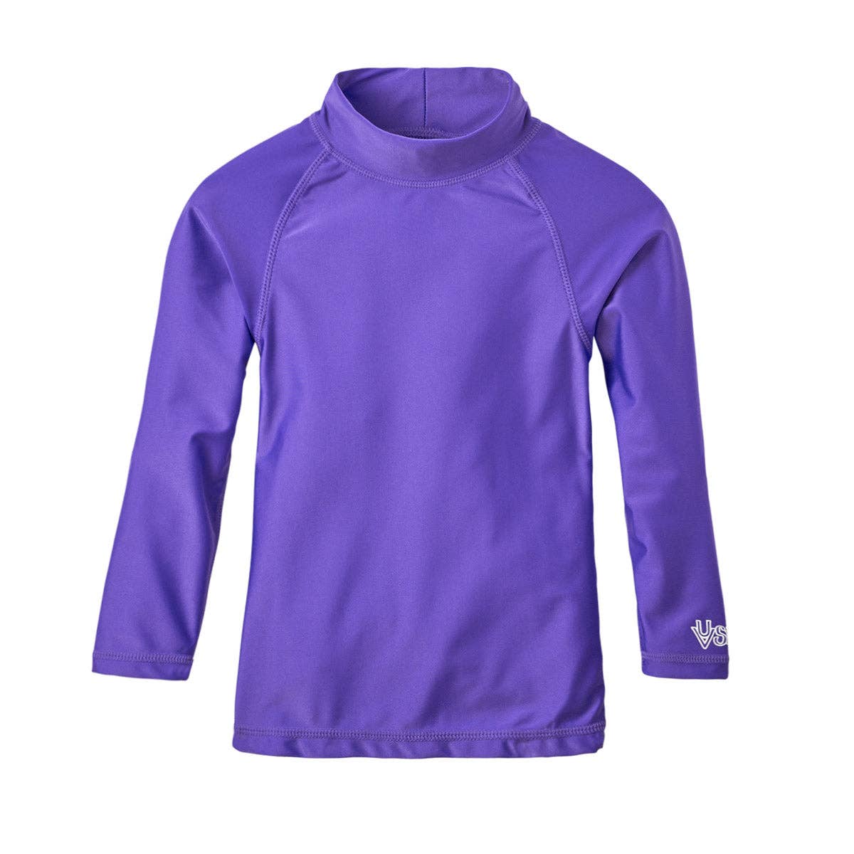 Purple long sleeve sun and swim shirt with UPF 50+ protection by UV Skinz
