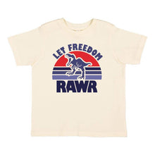 Load image into Gallery viewer, Sweet Wink - Let Freedom Rawr Short Sleeve T-Shirt - Kids 4th of July
