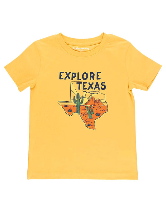 RuggedButts boys mango short sleeve graphic tee in soft cotton knit