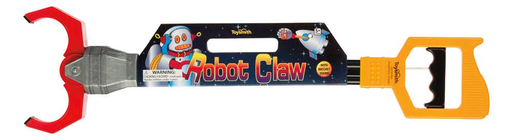 Schylling 18-inch Robot Claw with squeeze-grip handle and rubber-tipped extendable arm