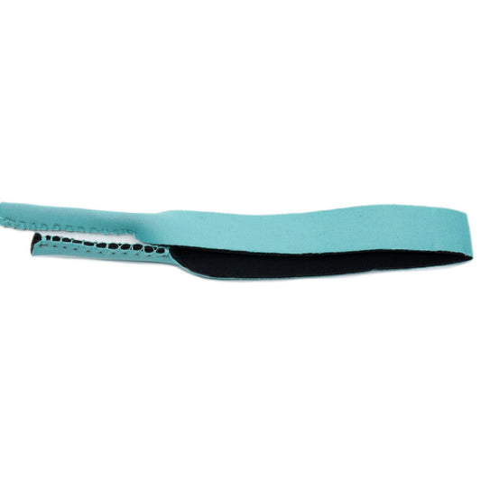 Teal lightweight neoprene sunglass strap by Sunnies Shades, 16.5 inches
