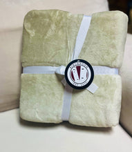 Load image into Gallery viewer, Birchwood Trading - Sage Ombre Fleece Throw
