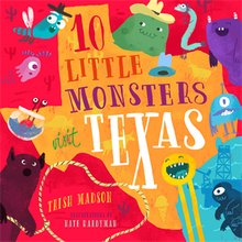 Load image into Gallery viewer, 10 Little Monsters Visit Texas
