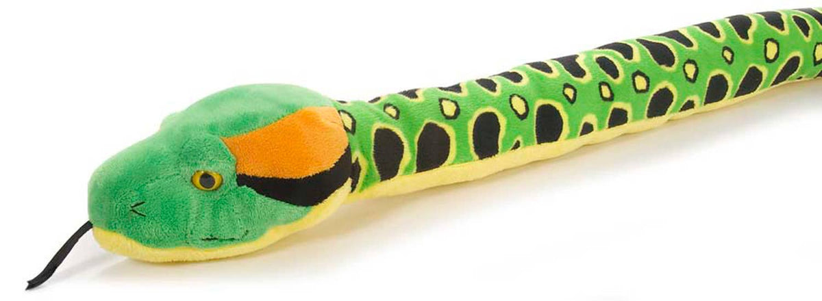 Wild Republic Anaconda Stuffed Animal, 54 inches, coiled plush serpent with lifelike detail
