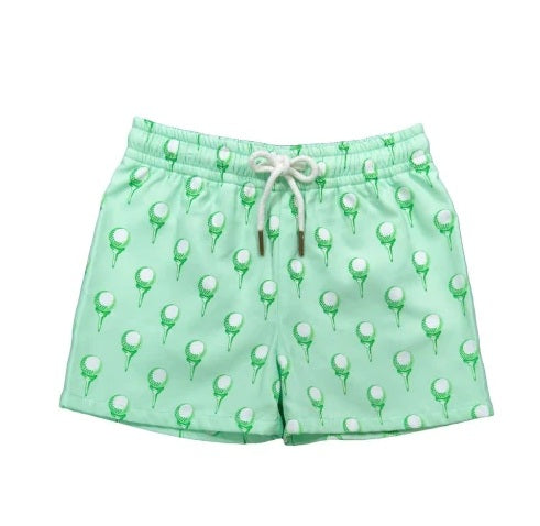 Saint Simons Swim Trunk - Green Golf