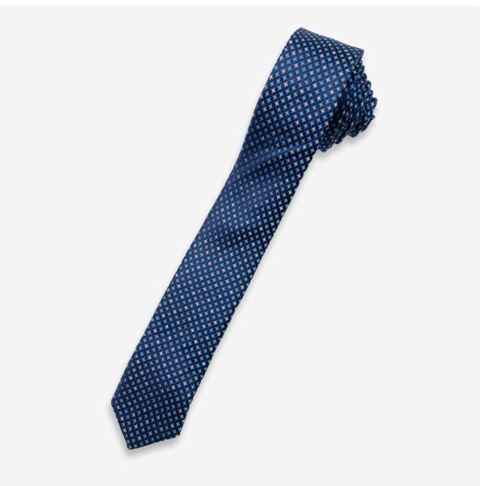Appaman Blue Stars Tie—premium boys' necktie in soft fabric with subtle star pattern