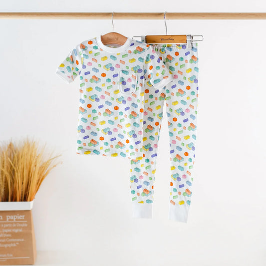 Block Party Organic Cotton Pajama Set