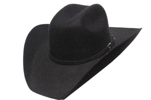 Cowboy hat ranger black large