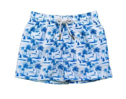 Saint Simons Swim Trunk - Saint Thomas Toile