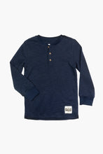 Load image into Gallery viewer, Appaman Craftsman Thermal Henley-Indigo
