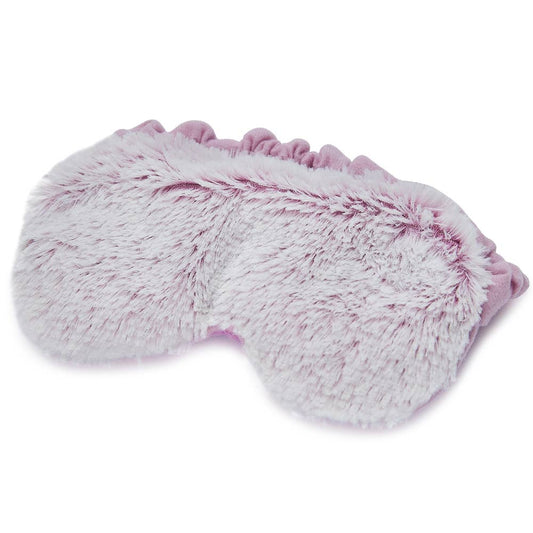 Warmies Marshmallow Eye Mask in soft pink with gentle French lavender scent