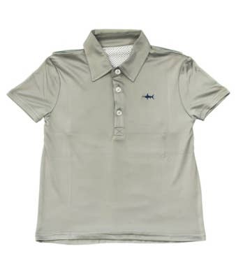 Saltwater Boys Company - Offshore Fishing Polo Grey