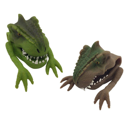 Streamline Dinosaur Finger Puppets in TPR material, displayed as set of characters
